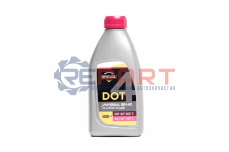 Гальмівна рідина BREXOL BRX-DOT-4 0.8 Купити в Україні