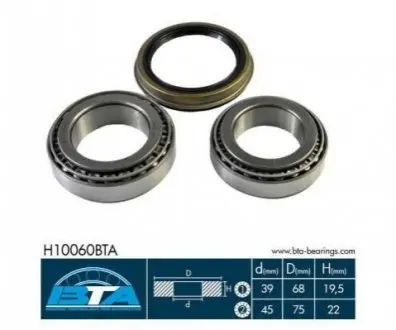Комплект колісних підшипників BTA H10060BTA Купити в Україні