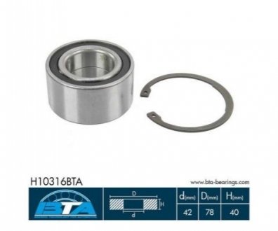 Подшипник колеса BTA H10316BTA