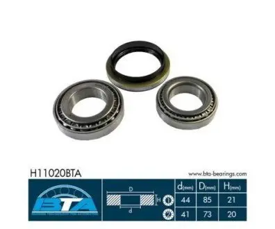 Фото Комплект колісних підшипників BTA (H11020BTA) зображення 1