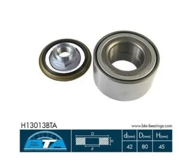 Підшипник маточини (передньої) Mazda 626 92- BTA H13013BTA Купити в Україні