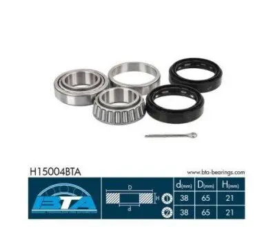 Підшипник маточини (передньої) Mitsubishi Colt/Lancer/Hyundai Accent 81-03 BTA H15004BTA Купити в Україні