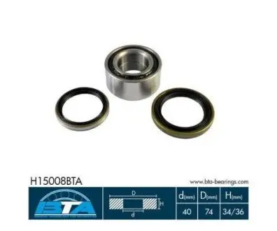 Підшипник маточини (передньої) Mitsubishi Lancer/Colt 1.6 92-03 BTA H15008BTA Купити в Україні