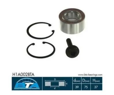 Комплект колісних підшипників BTA H1A002BTA Купити в Україні