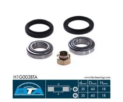 Комплект колісних підшипників BTA H1G003BTA Купити в Україні