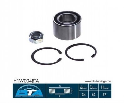 Подшипник колеса BTA H1W004BTA