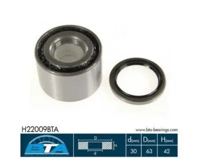 Фото 1 — Комплект колісних підшипників BTA (H22009BTA) Фото Комплект колісних підшипників BTA (H22009BTA) зображення 1