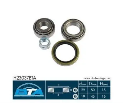 Набор колесных подшипников BTA H23037BTA