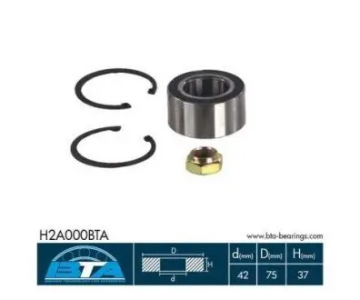 Комплект колісних підшипників BTA H2A000BTA Купити в Україні