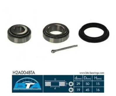Комплект колісних підшипників BTA H2A004BTA Купити в Україні