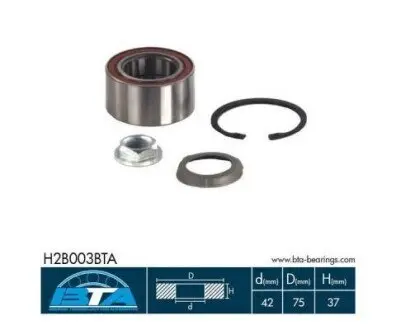 Подшипник колеса BTA H2B003BTA