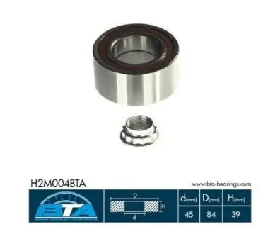 Подшипник колеса BTA H2M004BTA Купить в Украине