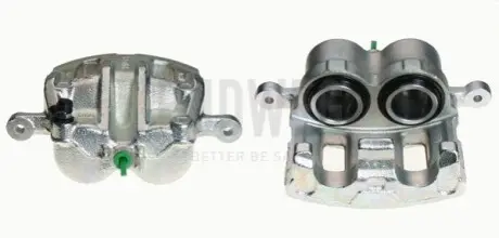 Супорт гальмівний (передній) (R) Hyundai Santa Fe/Kia Sorento 06-12 знято з постачання BUDWEG CALIPER 343945