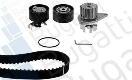 Фото 1 — Комплект ГРМ + помпа Citroen C4/Peugeot 307 1.4 16V 03- (25x135z) BUGATTI (KBU10063A) Фото Комплект ГРМ + помпа Citroen C4/Peugeot 307 1.4 16V 03- (25x135z) BUGATTI (KBU10063A) зображення 1