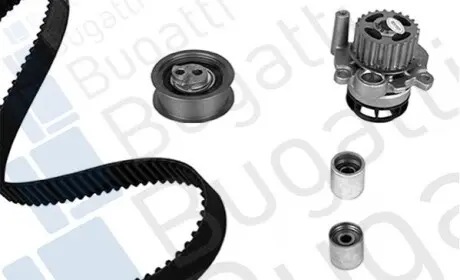 Фото Комплект ГРМ + помпа Audi A3/Skoda Octavia/VW Golf 2.0FSI 04-10 (23x148z) BUGATTI (KBU10065A) зображення 1