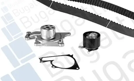 Комплект ГРМ + помпа Renault Kangoo 1.5dCi 09- BUGATTI KBU10145B Купити в Україні