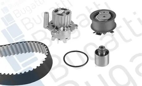 Фото Комплект ГРМ + помпа VW Caddy/VW T5 03- (120x30) BUGATTI (KBU10227A) зображення 1