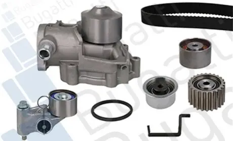 Фото Комплект ГРМ + помпа Subaru Forester/Impreza/Legacy/Outback 1.6-2.5 92-09 BUGATTI (KBU8101A) зображення 1