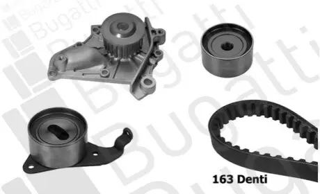 Фото 1 — TOYOTA К-кт. ГРМ (ремень+2 ролика+помпа) AVENSIS 97-, RAV 4 I 94- BUGATTI (KBU8505A) Фото TOYOTA К-кт. ГРМ (ремень+2 ролика+помпа) AVENSIS 97-, RAV 4 I 94- BUGATTI (KBU8505A) зображення 1