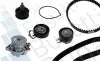 Фото Комплект ГРМ + помпа VW Caddy/Golf/Polo/Skoda Fabia 1.4 99- (20x130z/17x58z) (замінено на KP45565XS) BUGATTI (KBU8710D) зображення 1