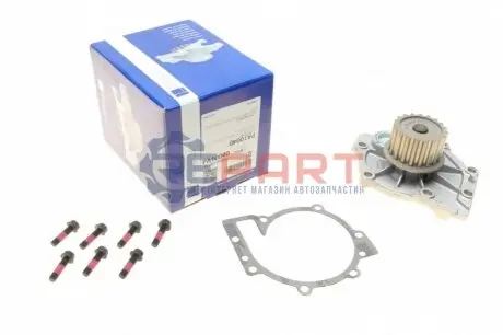 Помпа води Volvo С30/70/S40/60/80/V50/60/70/XC60/70/90 2.0/2.4D/2.8-3.0 02- (19z) (R/B) (7 лоп) BUGATTI PA10040 Купити в Україні
