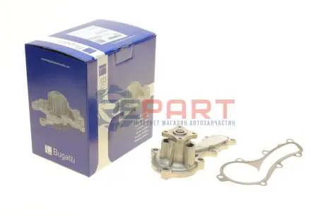 Помпа води Nissan Almera 1.5/1.6/1.8 00-/Primera 1.6/1.8 99-08 (R/B) (6 лоп) BUGATTI PA10055 Купити в Україні