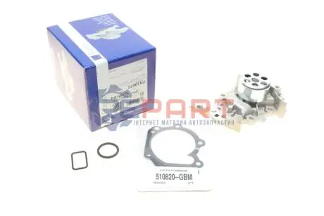 Помпа води Dacia Logan/Sandero 1.0/1.2 06-/Renault Kangoo/Clio/Logan/Twingo 1.2/1.2 16V 01 BUGATTI PA10075 Купити в Україні