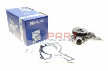 Помпа води MB C-class (W203/204)/E-class (W211/212) 2.5/3.0/3.5 (M272) 05-14 BUGATTI PA10123 Купити в Україні