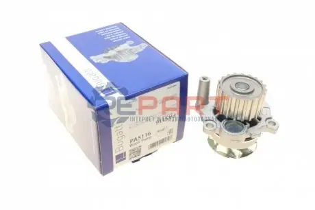 Помпа води Skoda Octavia 1.9TDI 96-10/VW Caddy/Golf 1.9TDI/SDI 96-05 (R/B)(7 лоп) BUGATTI PA5116 Купити в Україні