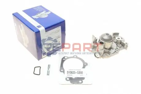 Помпа води Audi A1/Seat Ibiza/Skoda Fabia/Rapid/VW Polo 1.4TDI 14- (з датчиком) BUGATTI PA7717 Купити в Україні
