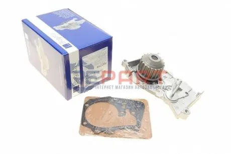 Помпа води Renault Kangoo/Laguna/Megane/Scenic 1.4/1.6 97-08/Logan 14- (B/B)(8лоп) BUGATTI PA7718 Купити в Україні