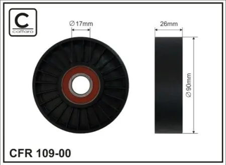 Ролик натяжной CAFFARO 10900