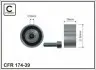 Ролик генератора Renault Megane, Scenic 1.9D 96-03 (метал/гладкий)(51x26x8) CAFFARO (174-39) изображение 2