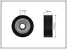 Ролик генератора Audi A2 00-05/VW Polo 1.4TDI 01-09(70x28x15)(пластик/гладкий) CAFFARO (180-87) изображение 1