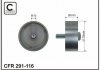 Ролик натяжной HYUNDAI SONATA, KIA CARENS III 2.0/2.4(70x26x10)(метал/гладкий) 291-116