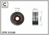 Фото Ролік (метал) паска поліклинового 70X17X28 Chrysler Voyager 2.5TD 95-2001 CAFFARO (31500) зображення 2