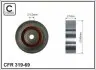 Ролик генератора Toyota Avensis, Corolla 1.8/2.0D -08 (90x20x12)(метал/гладкий) CAFFARO (319-69) изображение 2