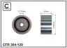 62x10x35 Ролик паска приводного Chrysler/Doge 2.0 16v 94- CAFFARO (364-129) изображение 1