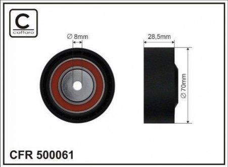 Автозапчастина CAFFARO 500061