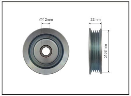 Ролик ременя приводного CAFFARO 500127