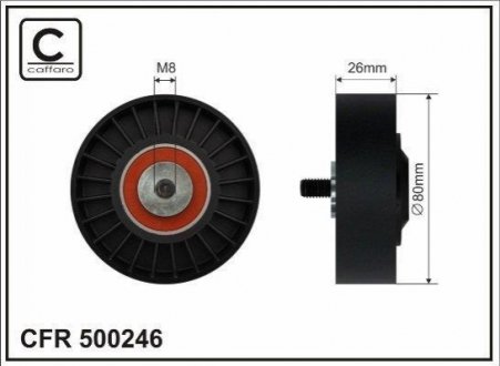 Ролик натяжной CAFFARO 500246