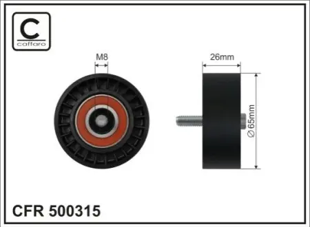 Ролик CAFFARO 500315
