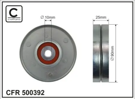 Ролик натяжной CAFFARO 500392
