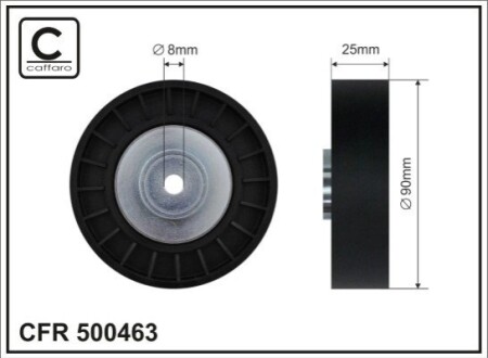 Ролик шкива CAFFARO 500463
