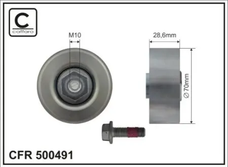 Автозапчасть CAFFARO 500491