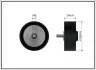 Ролик генератора BMW 2 (F22/F87)/3 (F30/F80) 14- (паразитний) (65x26) B47 D20 CAFFARO (500542) зображення 1