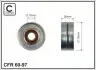 Фото Ролик генератора Opel Astra, Combo, Meriva 1.7D 00- (метал/гладкий)(70x26x17) CAFFARO (60-97) изображение 2