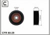 (64,5x8x26)ролик паразитн. Saab 900,9-3 93-> CAFFARO 8029 (фото 1)