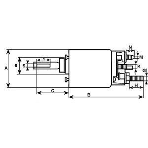 Втягивающее реле стартера Volvo 740/940 2.3 85-94 CARGO 132915 (фото 1)