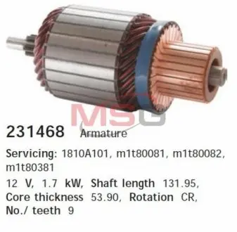 Якорь стартера CARGO 231468 Купить в Украине